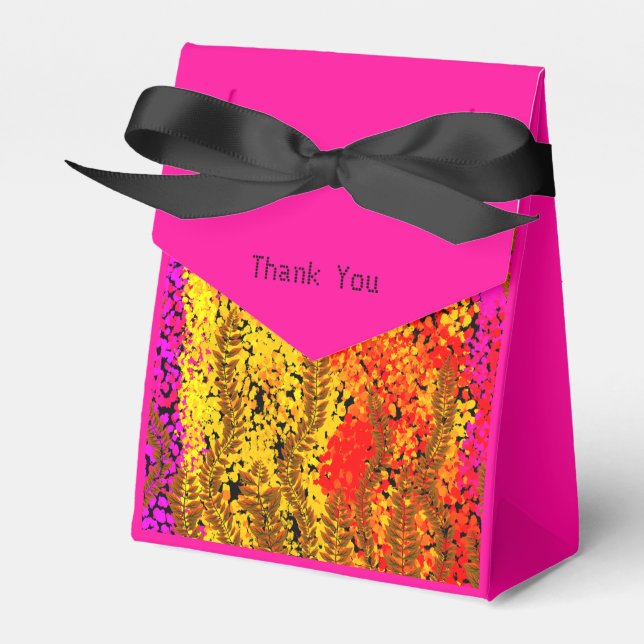 Abstracted Favor Boxes (Front Side)