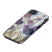 Abstracted Florals In Purple Case-Mate iPhone Case (Bottom)