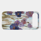 Abstracted Florals In Purple Case-Mate iPhone Case (Back (Horizontal))