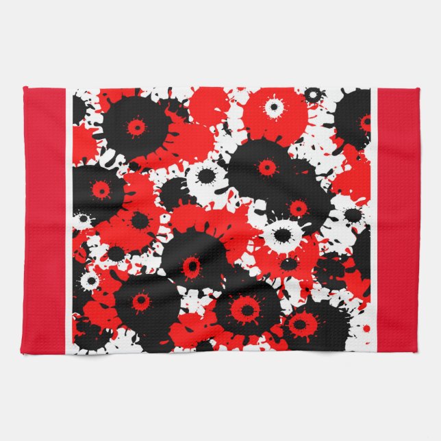 Abstracted Kitchen Towel (Horizontal)