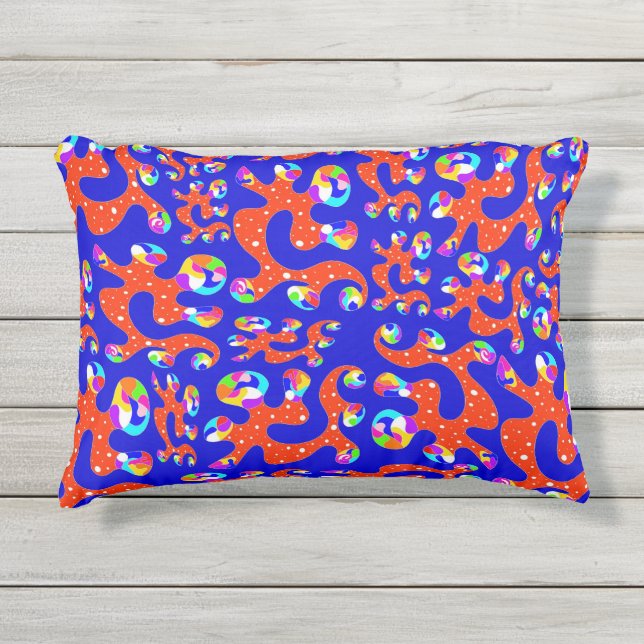 Abstracted Outdoor Pillow (Front)