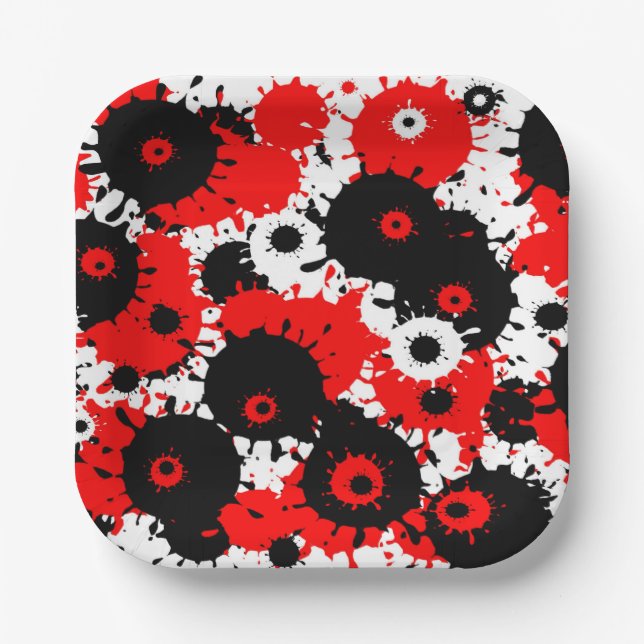 Abstracted Paper Plates (Front)