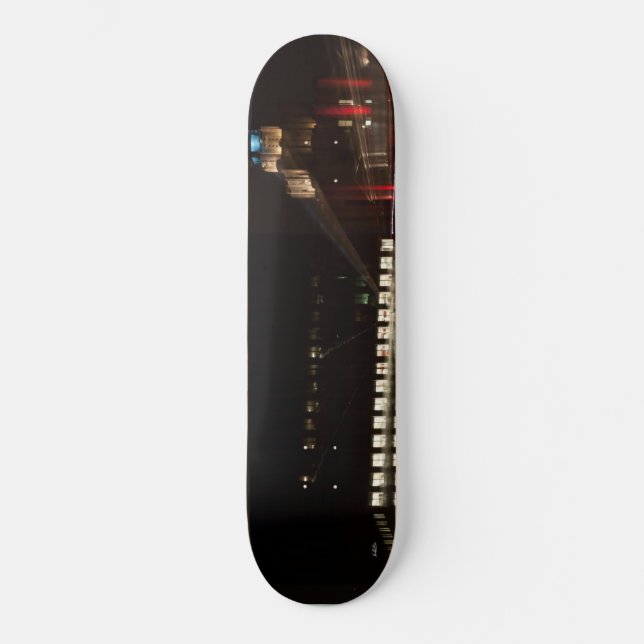 abstracted photograph, building skateboard (Front)