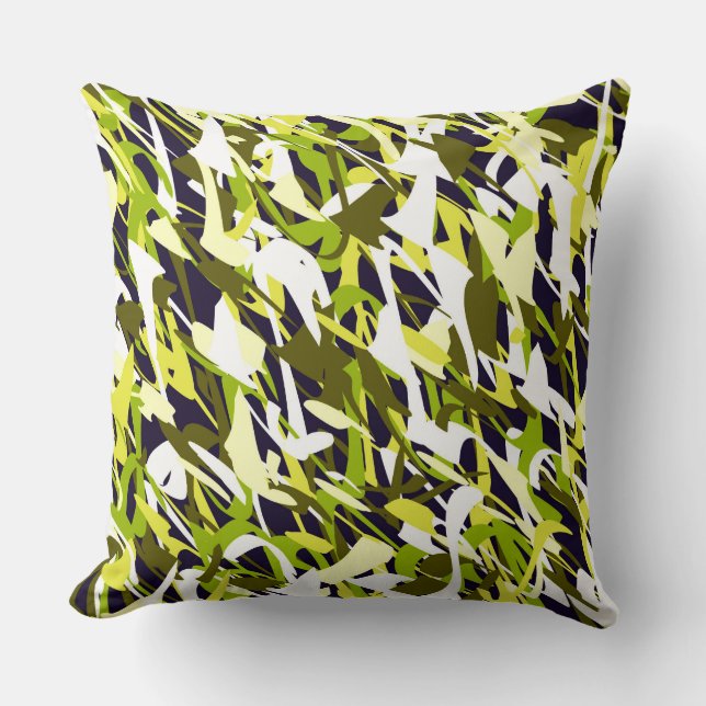 Abstracted  throw pillow (Front)