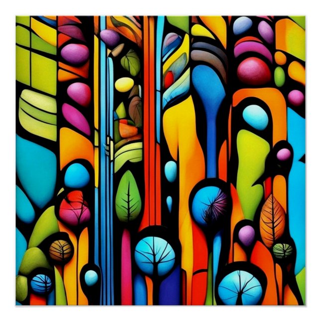 Abstracti Foliagi 2 Poster (Front)