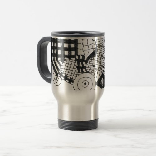 Abstraction 1 travel mug