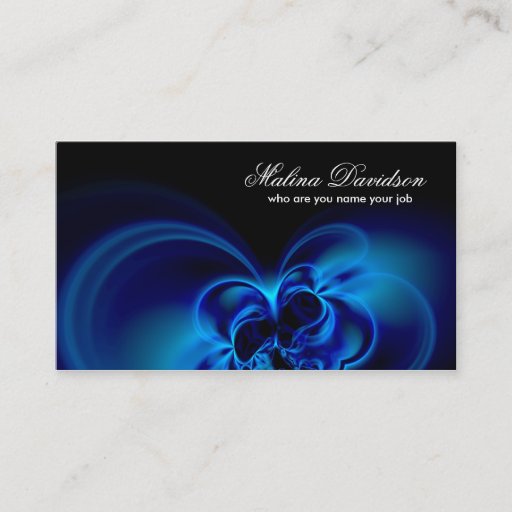 Customizable abstraction business card