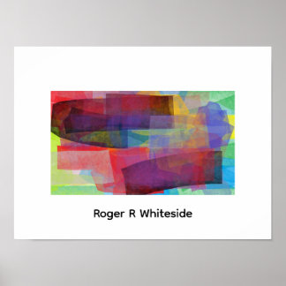 Abstraction by Roger R Whiteside print