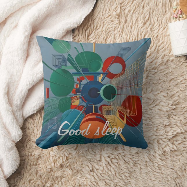 Abstraction color  throw pillow (Blanket)