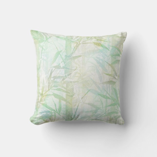 abstraction, design, style, interior, tropics, bam throw pillow (Front)