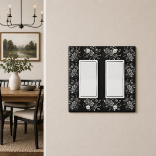 Abstraction Encapsulated Light Switch Cover