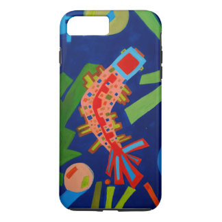 abstraction, fish, carp, cubism, iPhone 8 plus/7 plus case