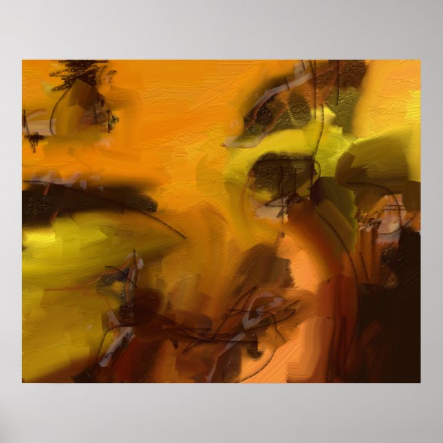 abstraction for  walls poster (Front)