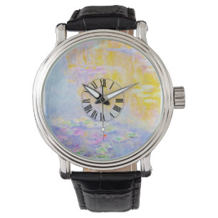 Abstraction of Claude Monet's water lily Watch