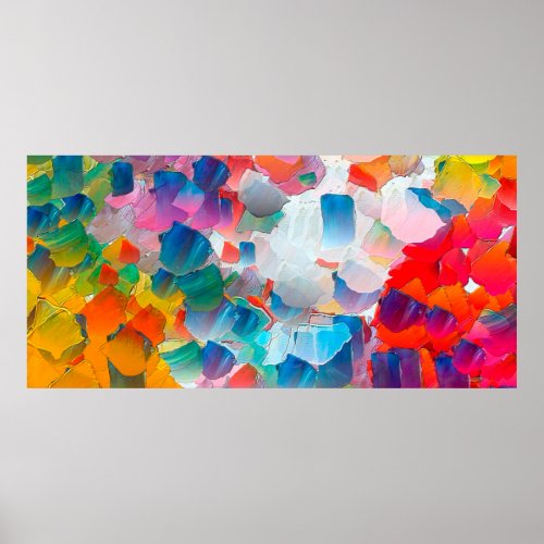 Abstraction oil painting Creative design backgrou Poster