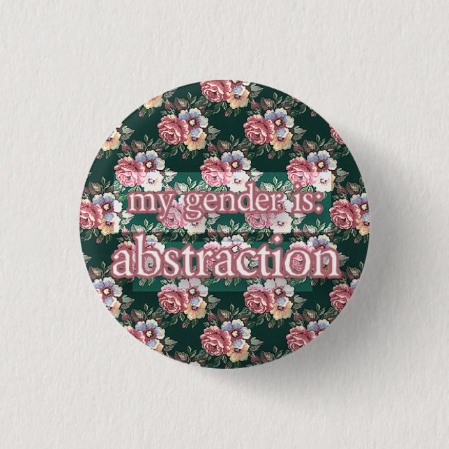 abstraction pinback button (Front)