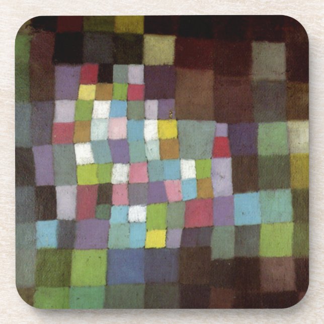 Abstraction with Reference to a Flowering Tree by Beverage Coaster (Front)