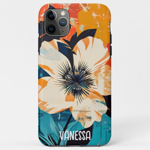 Abstractionist Flower Print iPhone 11 Pro Max Case