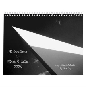'Abstractions in Black & White' 2026 Calendar