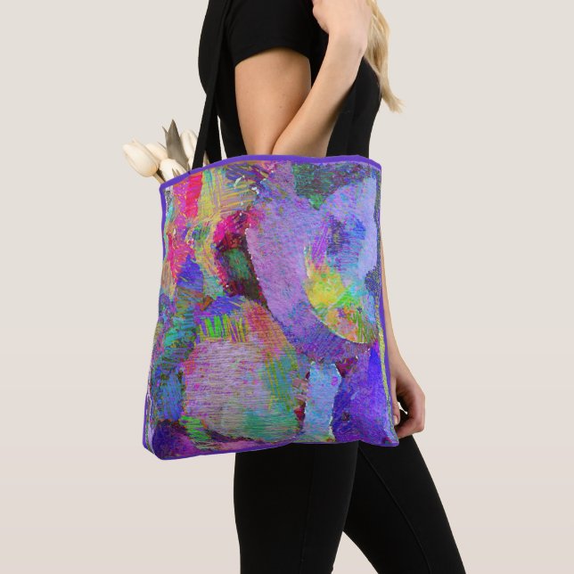 Abstractly Yours Tote Bag (Close Up)
