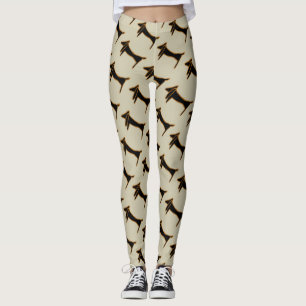 Abstracts Dachshund style, Leggings