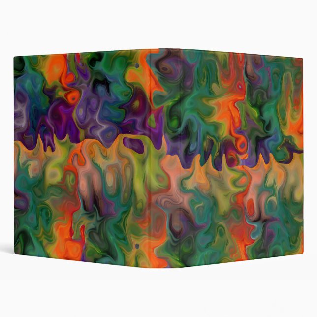 Abstracts For Visionaries 3 Ring Binder (Background)
