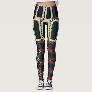 Abstracts Grey Rectangles Matisse style, Leggings