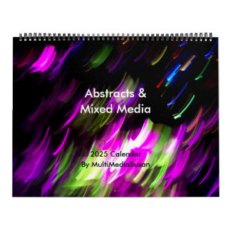 Abstracts & Mixed Media 2025 MultiMediaSusan Calendar