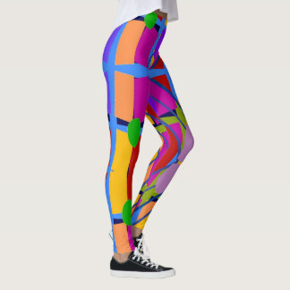 Abstracts Shapes Matisse style, Leggings