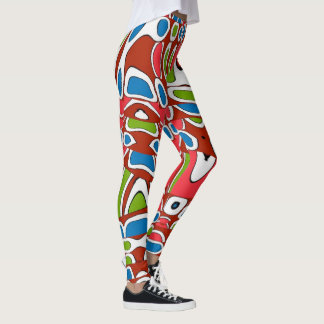 Abstracts Shapes Matisse style, Leggings