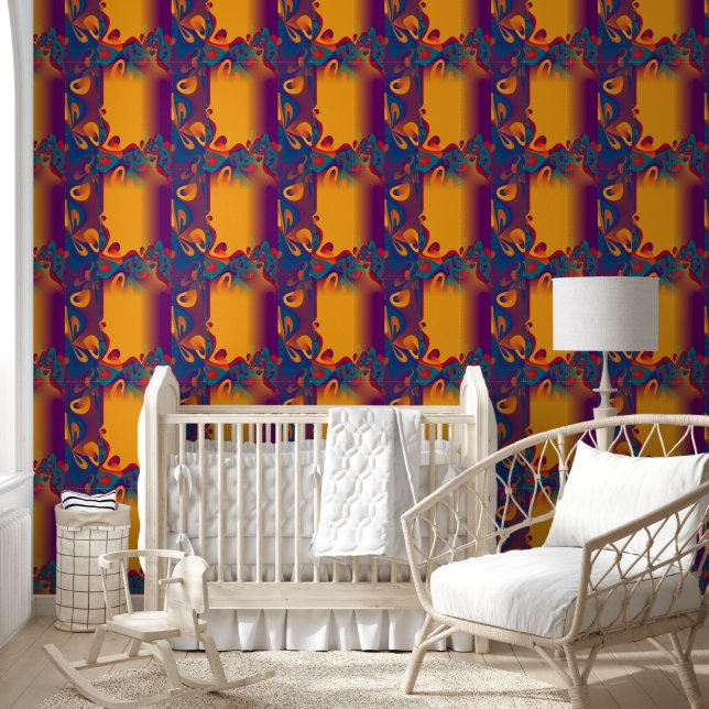Abstracts Swirls - seamless pattern 5 Wallpaper (Kids)