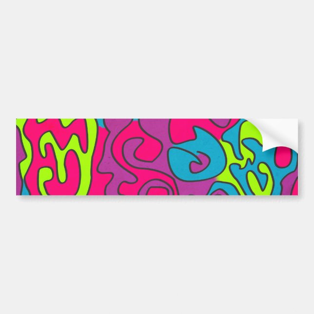 abstractwztexture bumper sticker (Front)