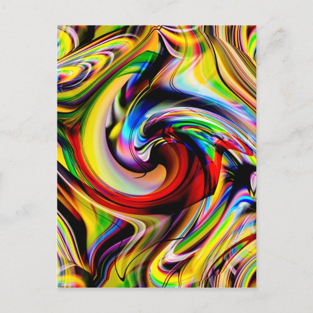 Abstrakt in Perfektion Postcard (Front)