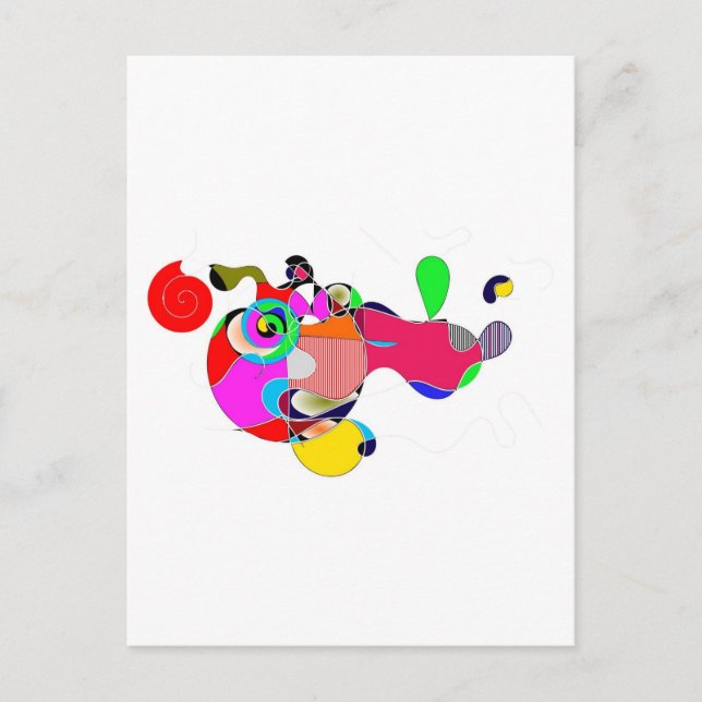 Abstrakt Postcard (Front)