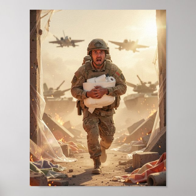 Absurd Bravery at the Edge of Ruin Poster (Front)