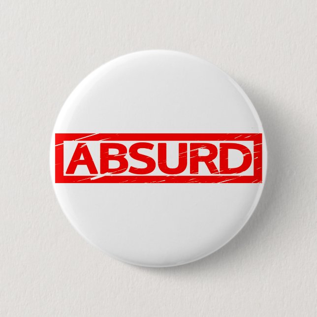 Absurd Stamp Button (Front)