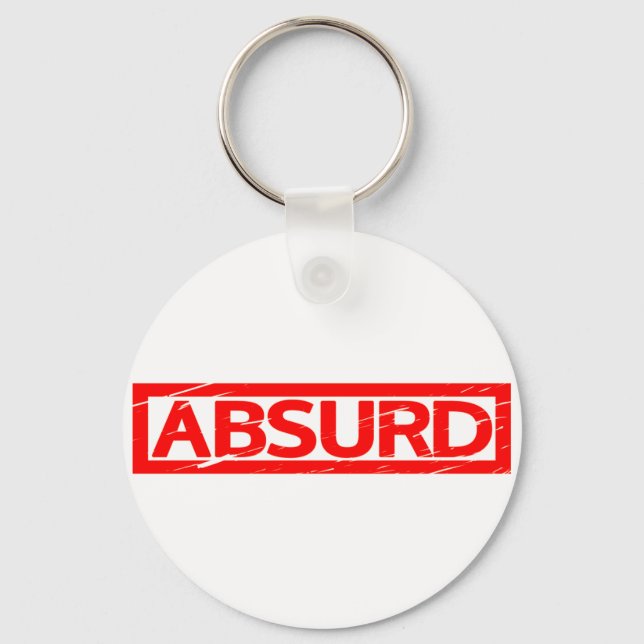 Absurd Stamp Keychain (Front)