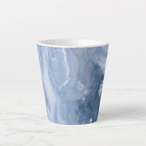 abtrasct marbel latte mug