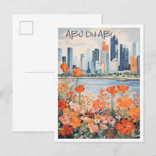 Abu Dhabi Art Travel Postcard