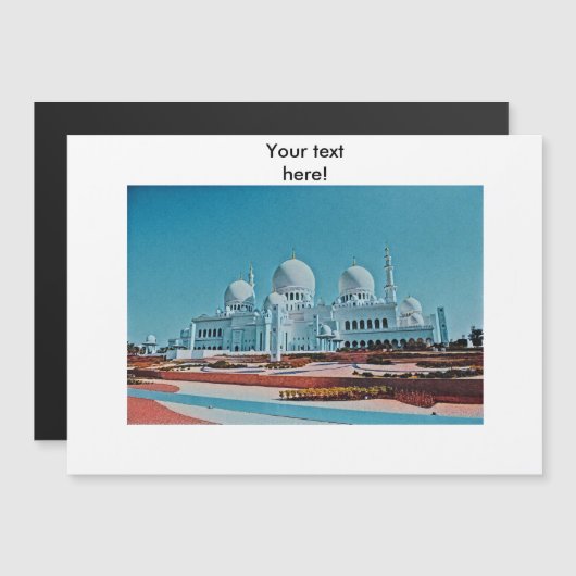 Abu Dhabi Mosque painting (Front/Back)