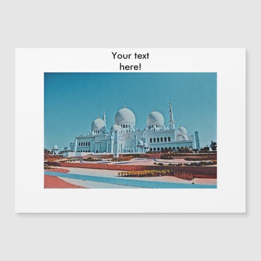 Abu Dhabi Mosque painting (Front)