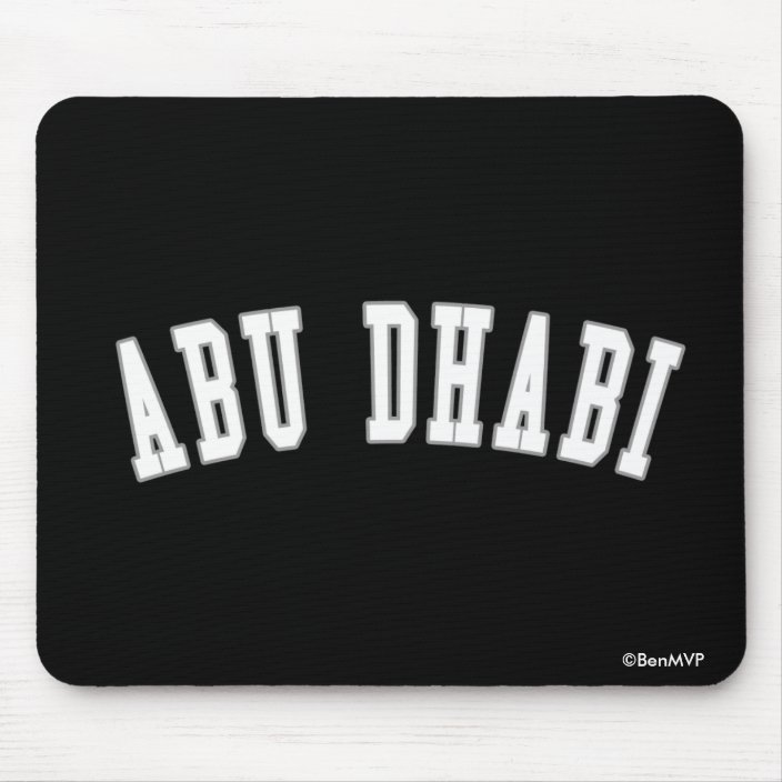 Abu Dhabi Mousepad