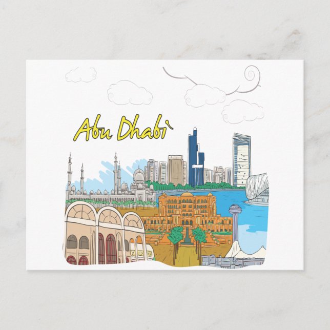 Abu Dhabi Postcard (Front)