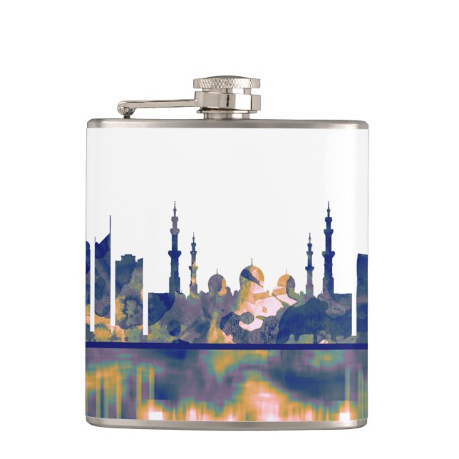 Abu Dhabi Skyline Flask (Front)