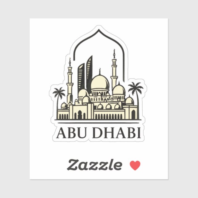 Abu Dhabi Sticker (Sheet)