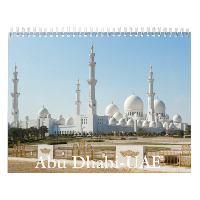 Abu Dhabi-UAE Calendar (Cover)