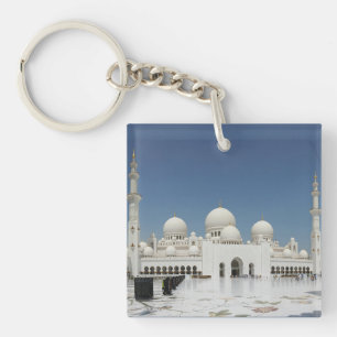 Abu Dhabi UAE Sheikh Zayed architectural Mosque So Keychain