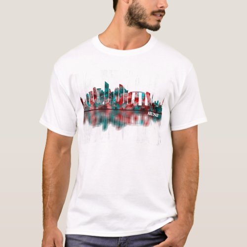 Abu Dhabi UAE Skyline T_Shirt