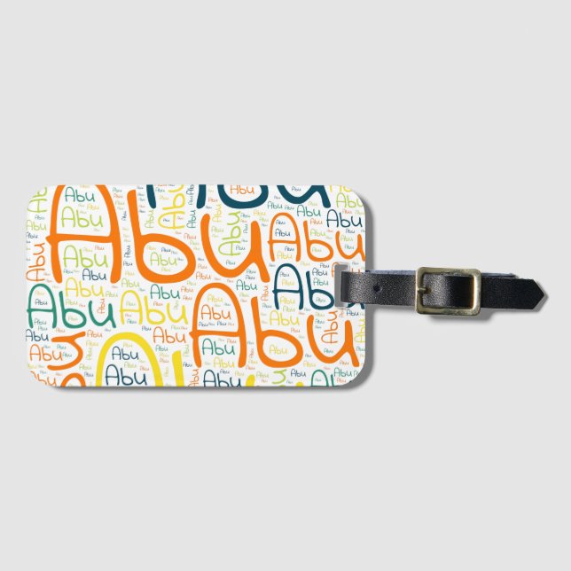 Abu Luggage Tag (Front Horizontal)