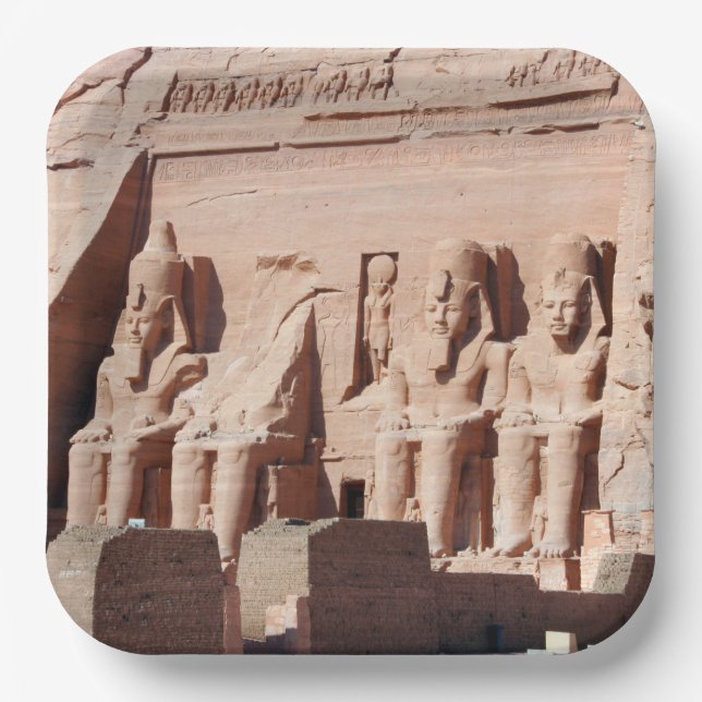 Abu Simbel 001 Paper Plates (Front)